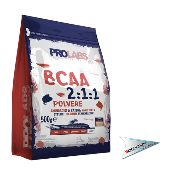 Prolabs-BCAA 2:1:1 POWDER  (Conf.  500 gr)   Arancia  
